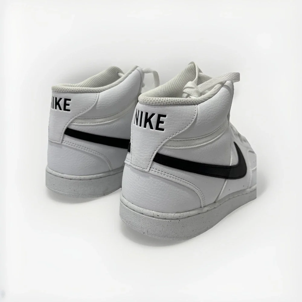 Nike Court Vision Mid NN Men's Shoes White Black Sz-12M DN3577 101 BRAND NEW